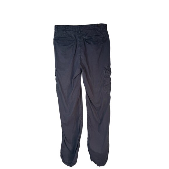 ZARA Womens Size 6 Cargo Pants Dark Gray 100% Cotton - Picture 4 of 16